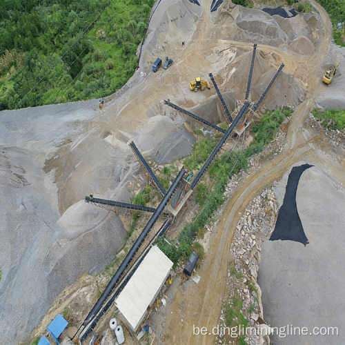 Эфектыўная сістэма драбнення бруку і вытворчасці пяску